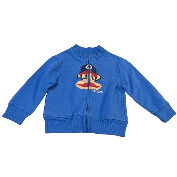 Paul Frank cotton zip up jersey jacket 24 Mo - Picture 1 of 9